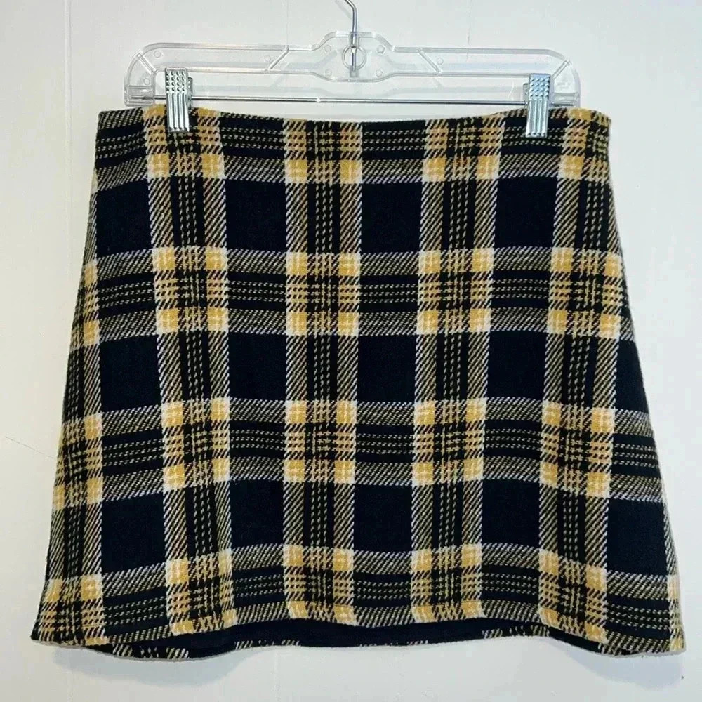 Gilli Plaid Mini Skirt K1